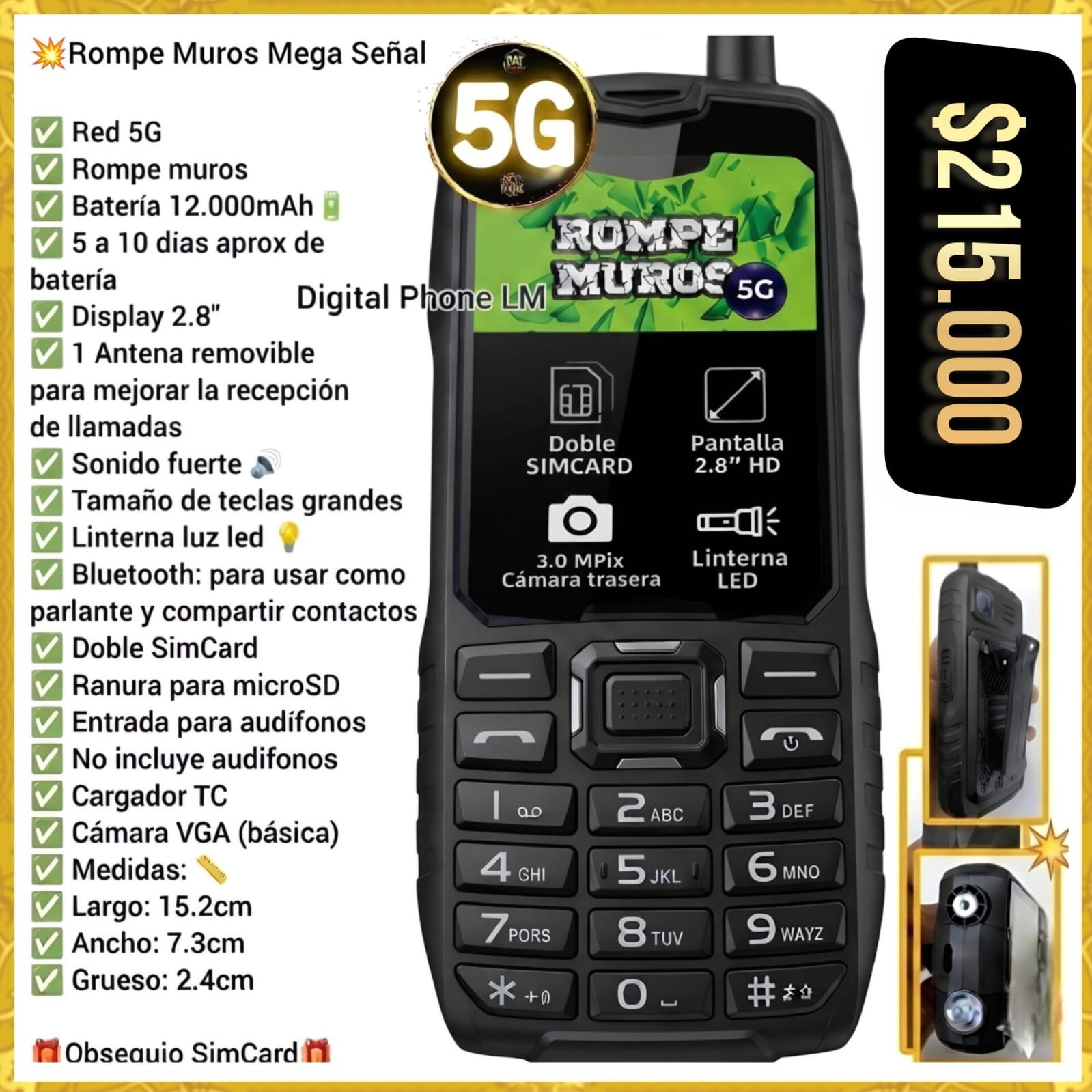 Rompe Muros Mega Señal 5G rompemuros